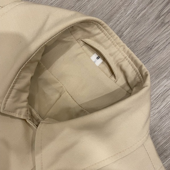 VINTAGE Sears Beige Trench Coat Vintage Size 8 Modern Size Small - Picture 12 of 16